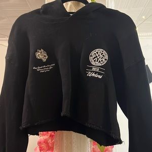 Darc Sports women crop hoodie size small